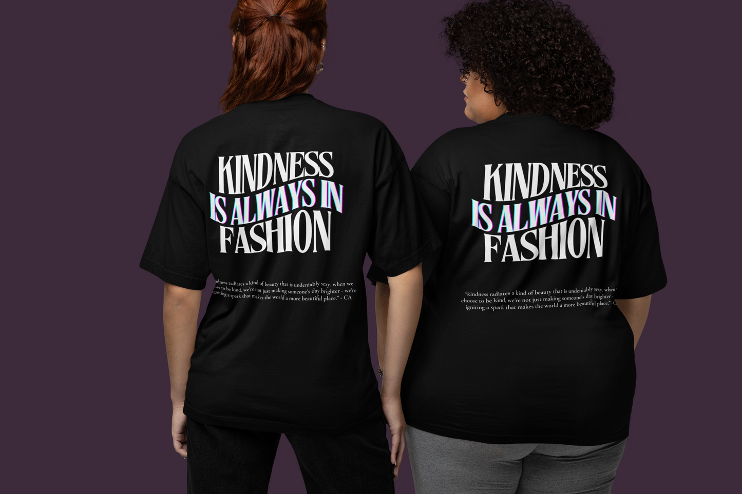 limited edition women's relaxed-fit | slogan tee in black